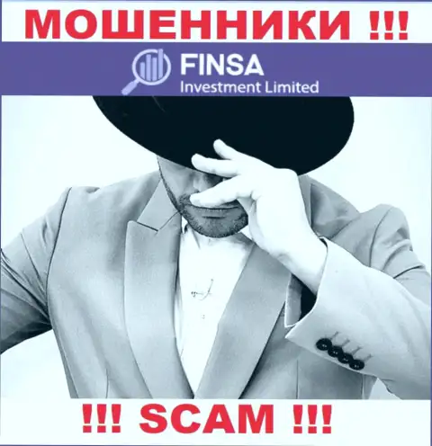 Finsa Investment Limited - это ненадежная компания, инфа о непосредственных руководителях которой напрочь отсутствует