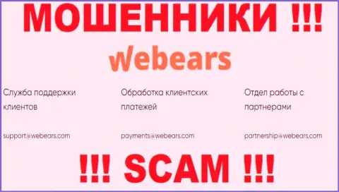 Не советуем связываться через адрес электронного ящика с Webears Com - это МОШЕННИКИ !