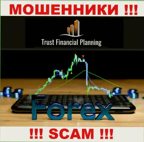 Forex - в данной сфере работают профессиональные обманщики Trust Financial Planning Ltd