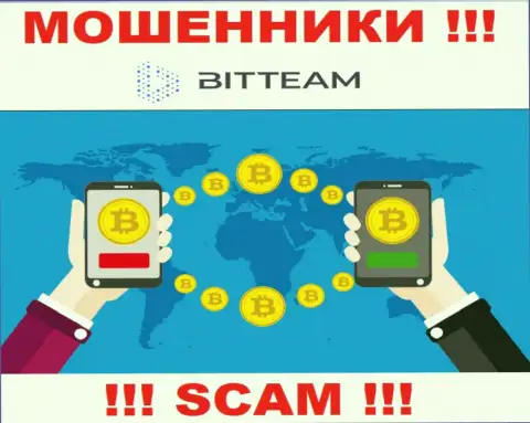 Крайне опасно сотрудничать с BitTeam Group LTD, которые оказывают свои услуги области Интернет-обменник