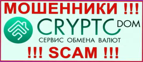 Лого МОШЕННИКОВ КриптоДом