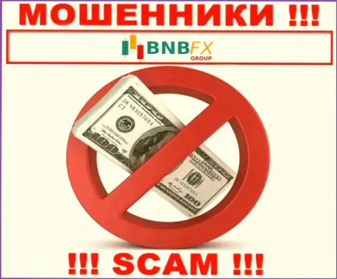 Если ожидаете прибыль от совместной работы с BNB-FX Com, то не дождетесь, указанные интернет-мошенники сольют и Вас