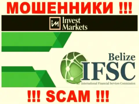 Invest Markets безнаказанно отжимает средства лохов, так как его прикрывает мошенник - ИФСК