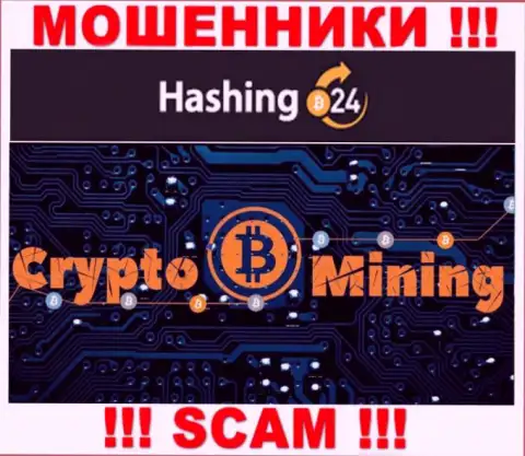 Во всемирной internet сети прокручивают делишки мошенники Hashing24, тип деятельности которых - Crypto mining