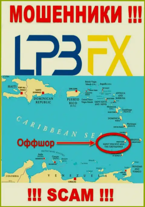 ЛПБФИкс свободно дурачат, ведь обосновались на территории - Saint Vincent and the Grenadines