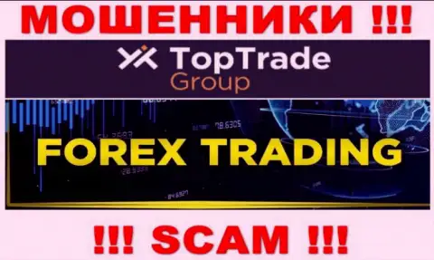 TopTrade Group - это интернет-мошенники, их деятельность - Форекс, нацелена на воровство вложенных средств доверчивых людей