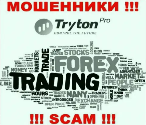 Форекс - это сфера деятельности незаконно действующей компании Тритон Про