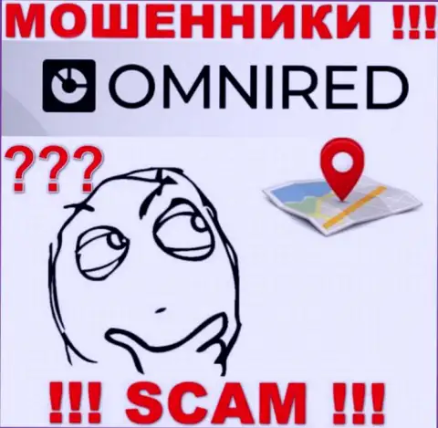 На сайте Omnired тщательно прячут инфу относительно адреса регистрации конторы