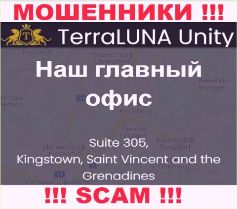 Совместно работать с компанией TerraLunaUnity Com довольно-таки опасно - их офшорный адрес регистрации - Suite 305, Kingstown, Saint Vincent and the Grenadines (информация с их сайта)