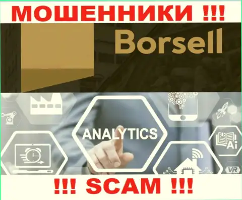 Мошенники Borsell Ru, орудуя в области Analytics, сливают наивных клиентов