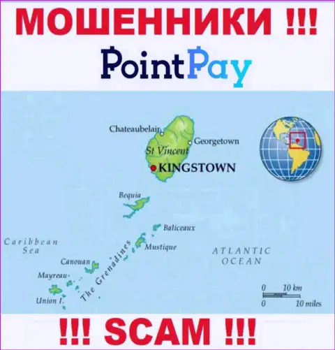 Поинт Пэй - это обманщики, их адрес регистрации на территории St. Vincent & the Grenadines