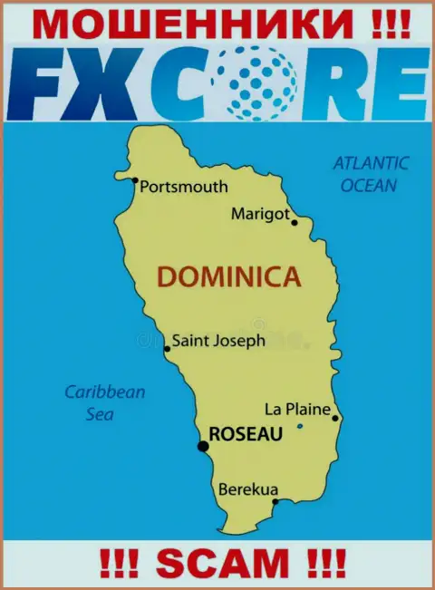 ФИкс Кор Трейд - шулера, их место регистрации на территории Commonwealth of Dominica