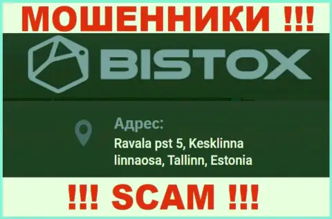 Избегайте работы с организацией Bistox - эти internet мошенники представили ложный официальный адрес