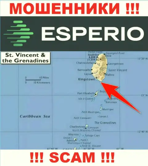 Оффшорные internet-аферисты Эсперио скрываются здесь - Кингстаун, Сент-Винсент и Гренадины