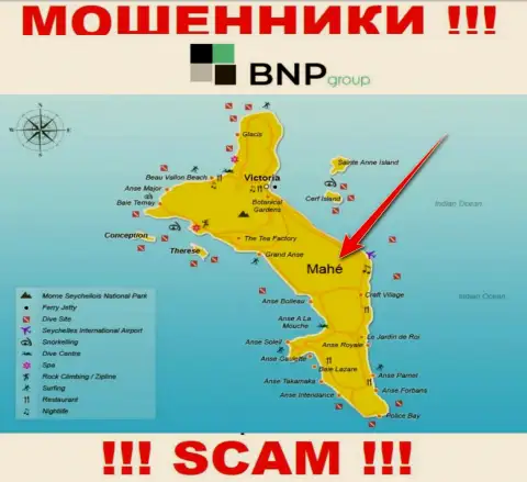 BNPGroup зарегистрированы на территории - Mahe, Seychelles, остерегайтесь сотрудничества с ними
