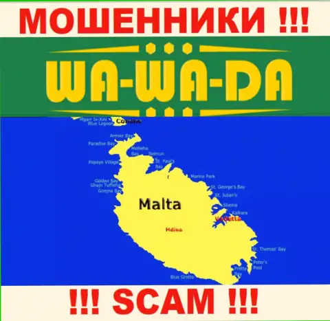 Malta - здесь официально зарегистрирована организация Wa Wa Da