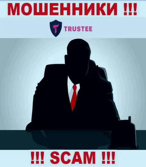 Во всемирной internet сети нет ни единого упоминания о руководстве обманщиков Trustee Wallet