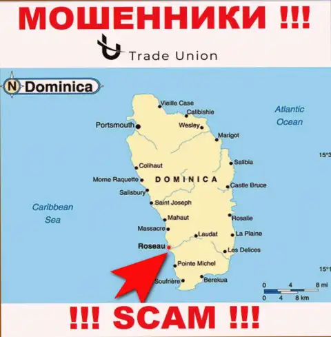 Commonwealth of Dominica - именно здесь зарегистрирована компания Trade Union